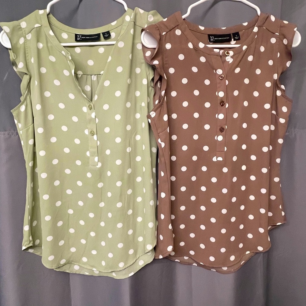 New York & Company Tops - Set of 2